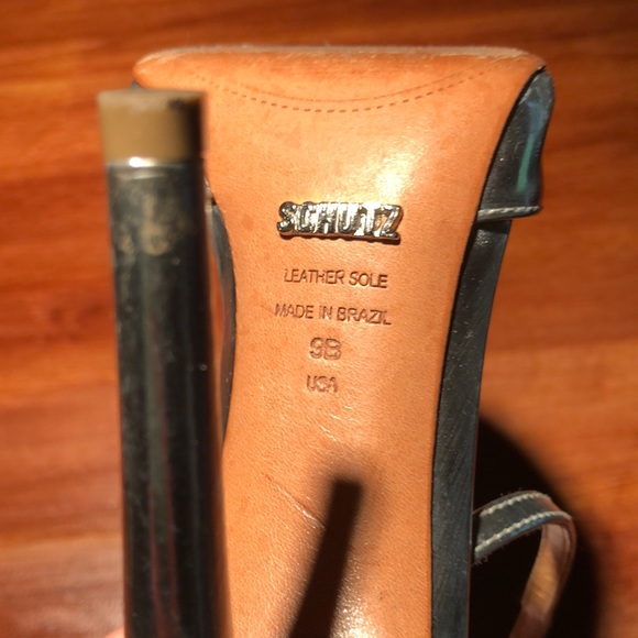 Schutz Strappy Stiletto Heels - Picture 7 of 8